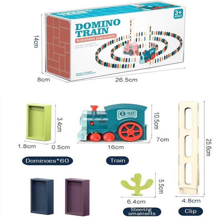 Electric Domino Adventure Kit with Lights and Interactive Sound Effects - STEM Toy for Children