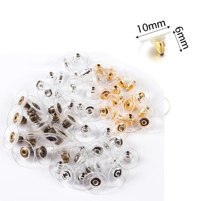 500 Rubber Earring Back Stoppers: Must-Have Supplies for Comfortable and Secure Jewelry Creations