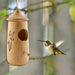 Hummingbird Haven Swing - Artisanal Wooden Garden Nesting Spot