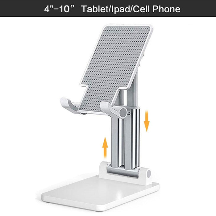 Adjustable Ergonomic Metal Stand for Phones and Tablets - Optimize Your Device Interaction