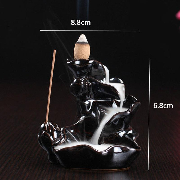 Dragon Harmony Backflow Incense Burner for Zen Spaces in Home & Office