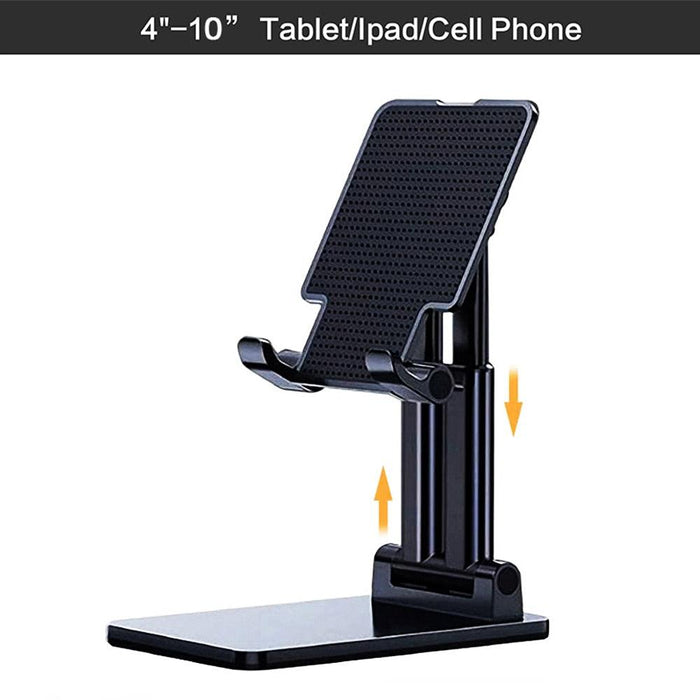 Adjustable Ergonomic Metal Stand for Phones and Tablets - Optimize Your Device Interaction