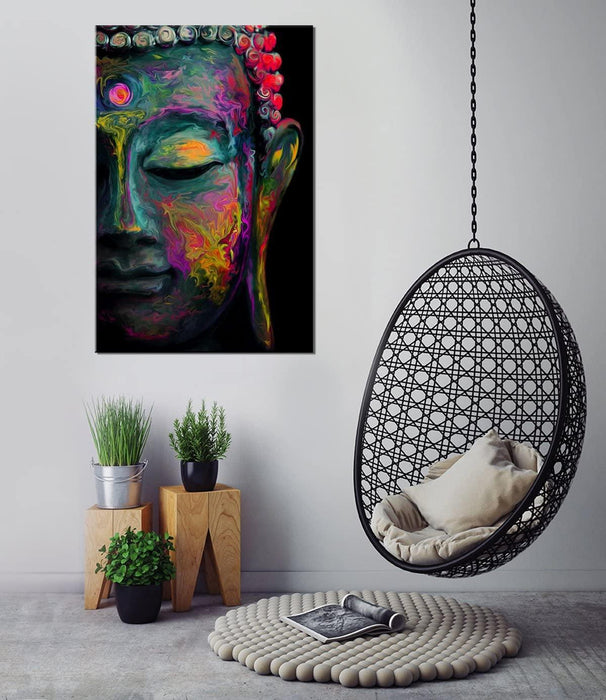 Zen Buddha Tranquility Wall Art Print for Harmonious Home Vibe