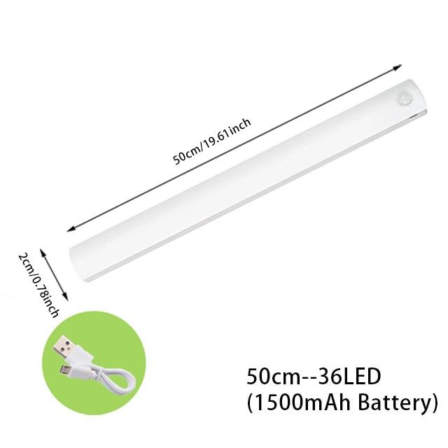 Motion-Sensing LED Magnetic Under Cabinet Light with Dual Illumination Settings