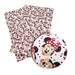 Elegant Minnie Mouse Faux Leather Crafting Sheet - Transform Your Projects