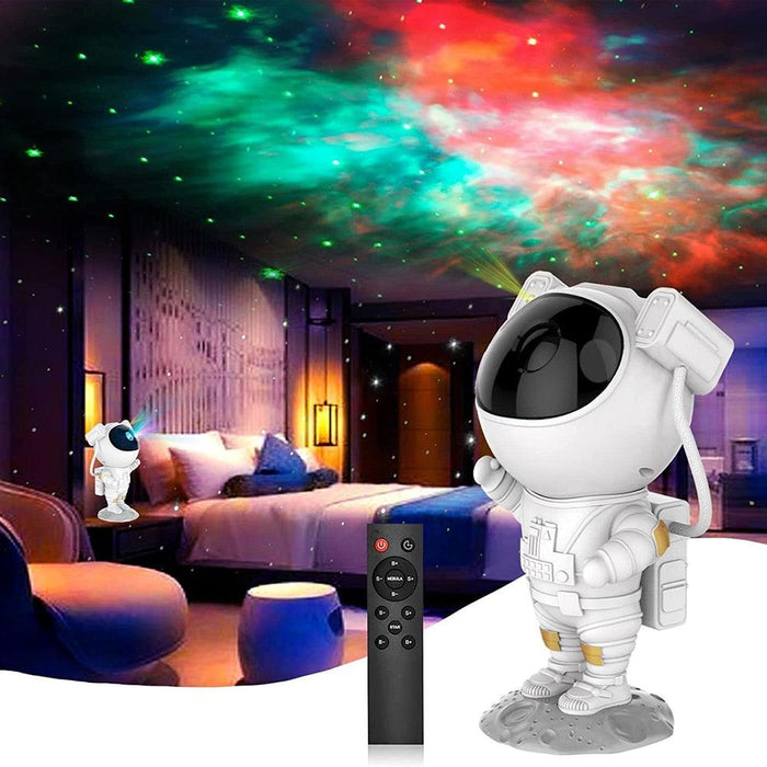 Cosmic Astronaut Nebula Star Projector with Remote Control for Relaxation and Bedroom Ambiance