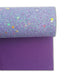 Sparkling Purple Chunky Glitter Fabric Roll - Must-Have for Creative DIY Projects