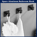 Elegant Black Hook for Stylish Home Organization