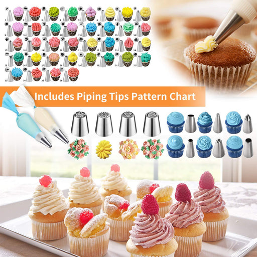 Comprehensive 236-Piece Cake Decorating Master Set - Elevate Your Baking Skills