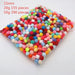 Colorful Spandex Pompom Craft Kit for Creative Projects