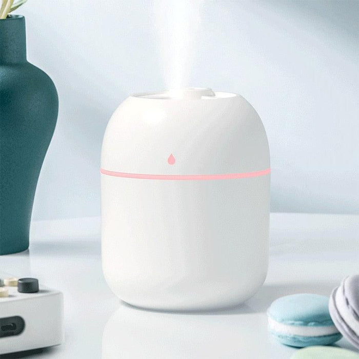 Water Drop Desktop Humidifier - Portable USB-Powered Air Moisturizer for Home and Office