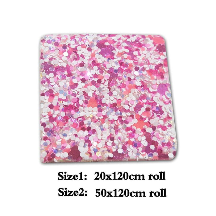 Sparkling Sequin Fabric Roll for Eye-Catching DIY Creations and Accessories