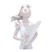 Elegant Butterfly Girl Sculpture Resin Vase - Chic Home Accent Piece