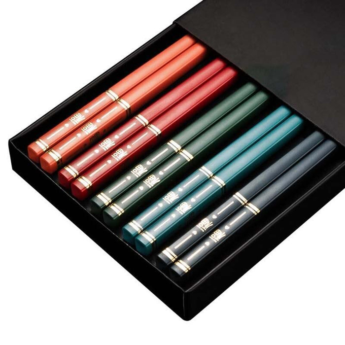 Elevate Your Dining Experience with Premium Japanese Non-Slip Chopsticks Set - 5 Pairs in Vibrant Colors that Bring Traditional Elegance to Your Table