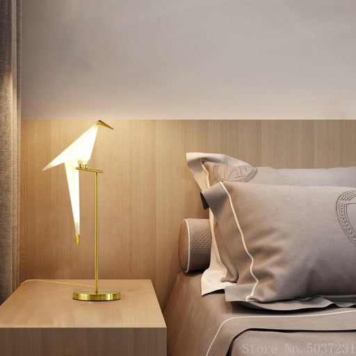Elegant Nordic Paper Crane Floor Lamp for Luxurious Home Decor