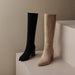 Sleek Sophistication: Women’s Premium Leather Knee-High Heeled Boots for Effortless Style