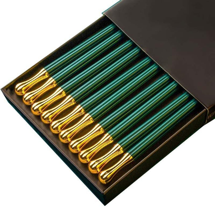 Colorful Premium Non-Slip Chopsticks Set: 5 Pairs for an Authentic Japanese Dining Experience