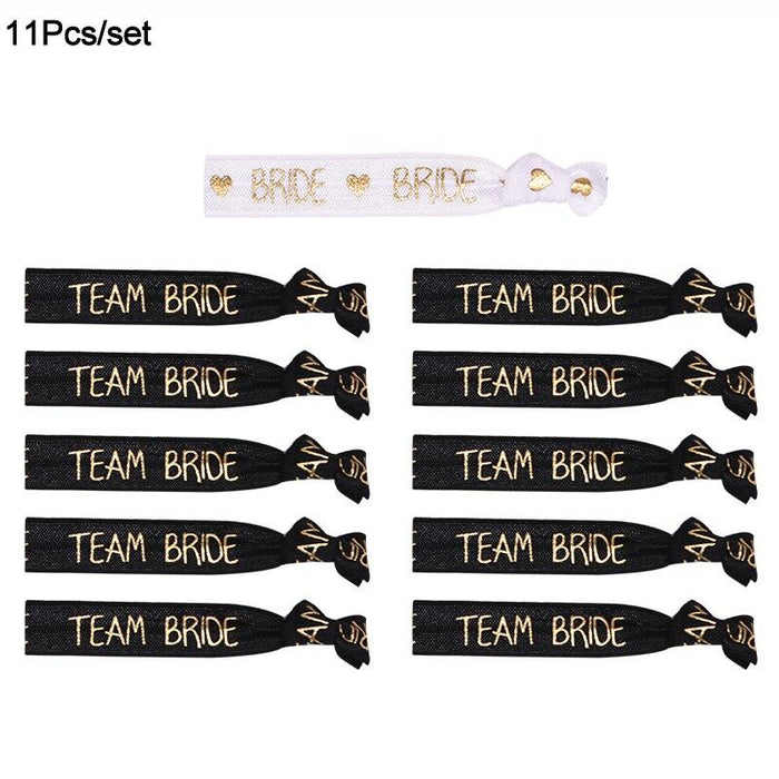 Elegant Unity: Bachelorette Bracelet Set (6/11pcs)