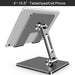 Adjustable Ergonomic Metal Stand for Phones and Tablets - Optimize Your Device Interaction