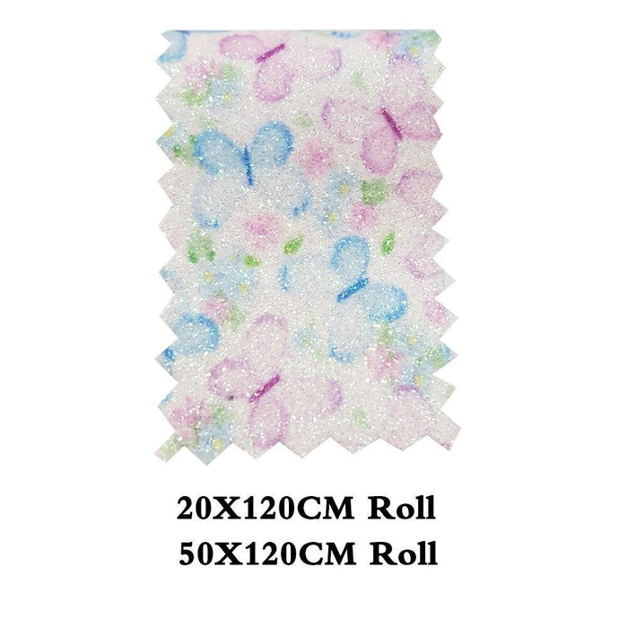 Enchanted Unicorn & Butterfly Faux Leather Craft Roll for Customized Hair Accessories