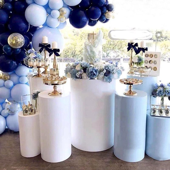 Elegant Iron Art Cylinder Centerpiece Set for Weddings and Special Events