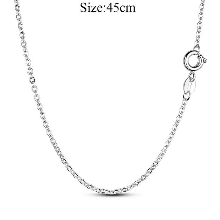 Chic Personalized 925 Silver O Pendant Necklace for Women - Minimalist Jewelry Must-Have