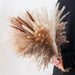 Natural Dried Pampas Grass and Reed Bouquet for Stylish Home and Wedding Decor