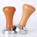Elevate Espresso Crafting with Stylish Wood Handle Coffee Tamper