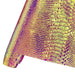 Iridescent Holographic Snakeskin PU Leather Craft Roll for Creative DIY Adventures