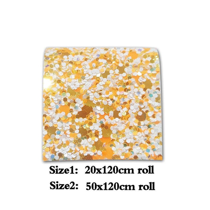 Sparkling Sequin Fabric Roll for Eye-Catching DIY Creations and Accessories