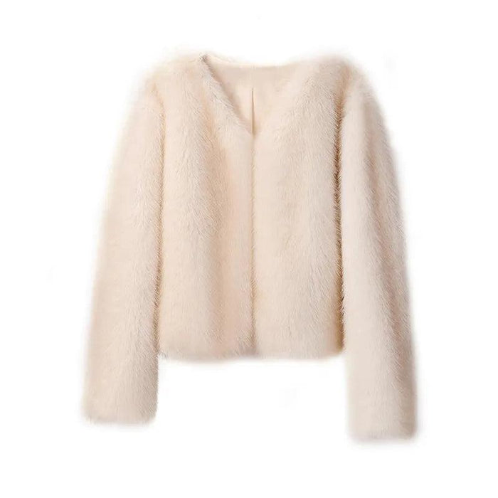 Luxe Gradient Faux Fur Coat | Winter Glamour Must-Have