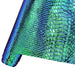 Iridescent Holographic Snakeskin PU Leather Craft Roll for Creative DIY Adventures