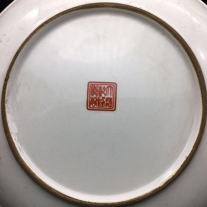 Imperial Elegance: Red Mansions Inspired Chinese Porcelain Dining Set