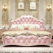 Regal Morocco Dream Leather Bed - European Opulence & Morocco Charm