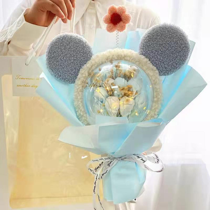 Exquisite Xingdailu Doll Collection Dried Gypsophila Bouquet