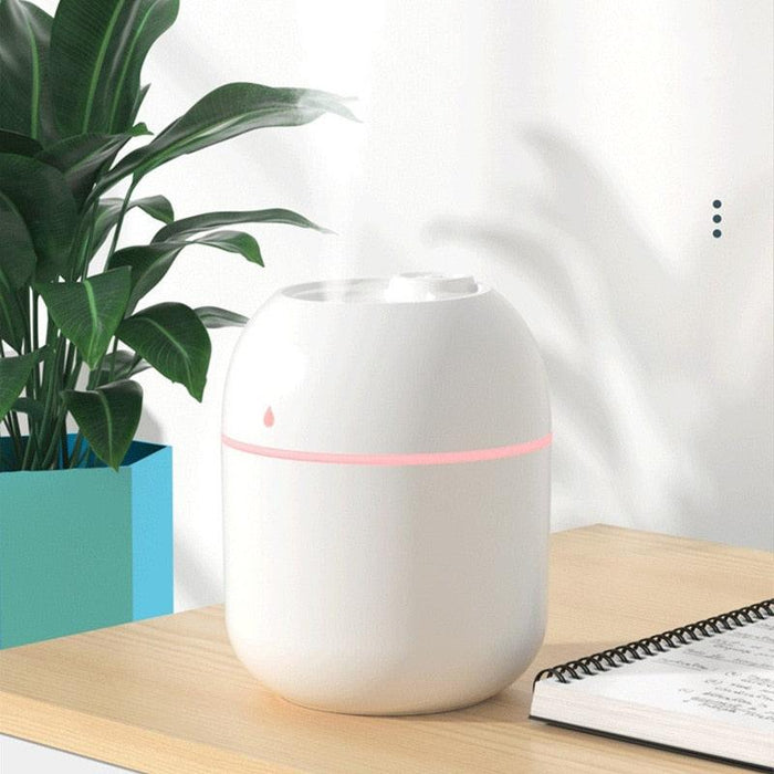 Water Drop Desktop Humidifier - Portable USB-Powered Air Moisturizer for Home and Office