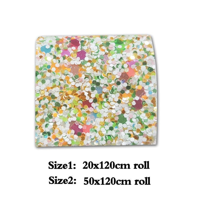 Sparkling Sequin Fabric Roll for Eye-Catching DIY Creations and Accessories