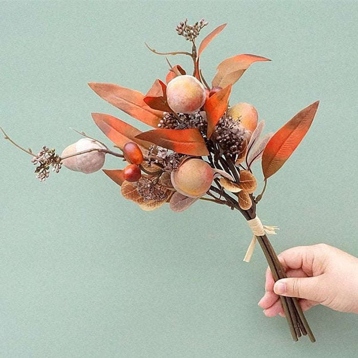 Charming Acorn Cluster Floral Arrangement for Autumn Home and Event Decor