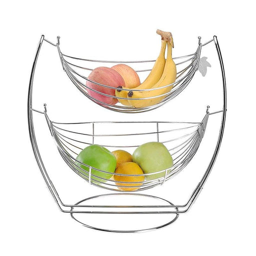 Stylish Stainless Steel Fruit and Candy Storage Tray