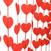 Valentine's Day Heart Garland Set - 400 Heart-Shaped Pieces