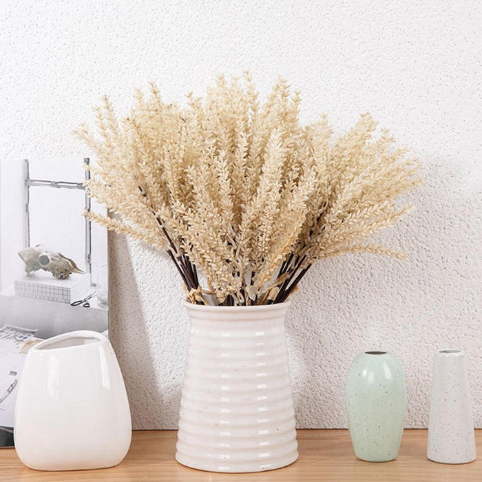 Elegant Silk Pampas Grass Bouquet - Set of 6