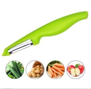 Versatile Stainless Steel 3-in-1 Peeling, Slicing, and Grating Tool for Effortless Meal Prep