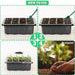 GrowPro LED Seedling Starter Kit with Adjustable Humidity - Set of 5