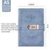 Vintage Elegance: A5 Retro Password Book with Lockable Design