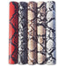 Exotic Python Pattern Vegan Leather Roll for Creative Handmade Accessories