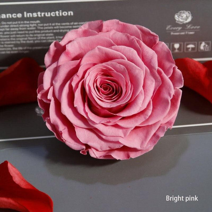 Timeless Grace: Luxurious Preserved Rose Head for Lasting Splendor