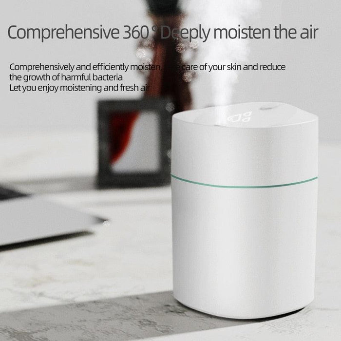 Compact USB Air Humidifier - Refresh Your Space on the Go