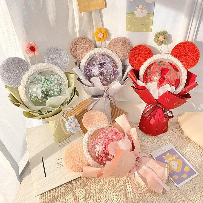 Exquisite Xingdailu Doll Collection Dried Gypsophila Bouquet