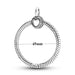 Elegant Customizable 925 Silver O Pendant Necklace for Women - Essential Minimalist Accessory