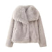 Elegant Creamy White Fur Jacket: The Ultimate Winter Fashion Statement